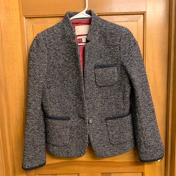 Banana Republic dark navy blazer size 6 - Picture 1 of 4